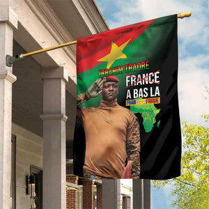 Traore Burkina Faso A Bas La Francafrique Garden Flag