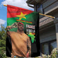 Traore Burkina Faso A Bas La Francafrique Garden Flag