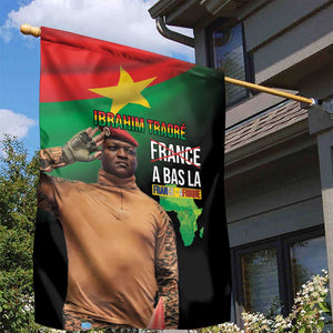 Traore Burkina Faso A Bas La Francafrique Garden Flag