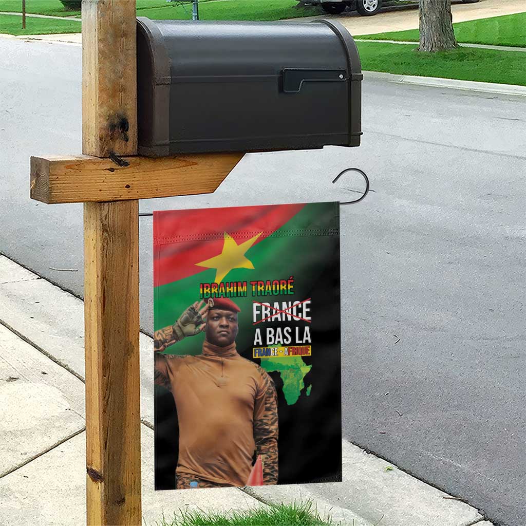 Traore Burkina Faso A Bas La Francafrique Garden Flag