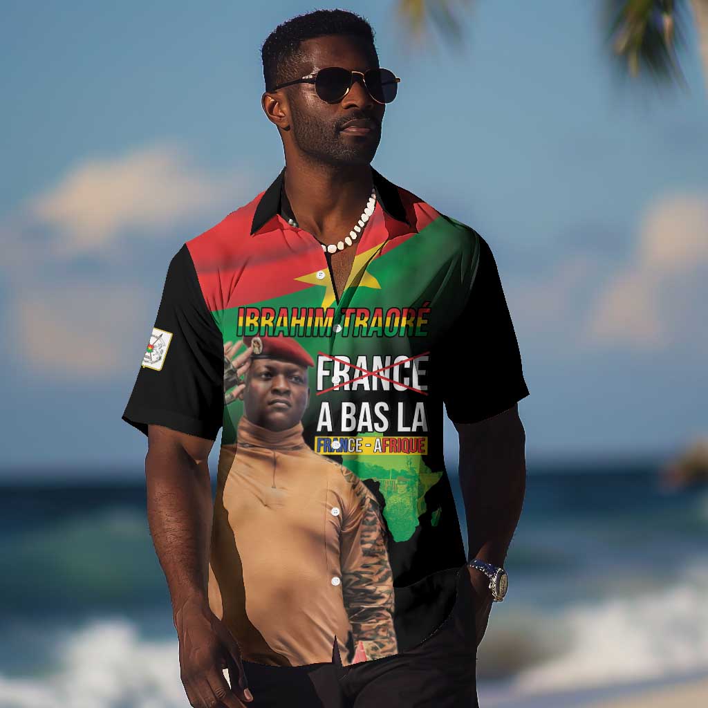 Traore Burkina Faso A Bas La Francafrique Hawaiian Shirt