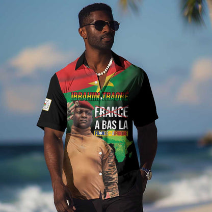 Traore Burkina Faso A Bas La Francafrique Hawaiian Shirt