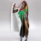 Traore Burkina Faso A Bas La Francafrique Hooded Blanket