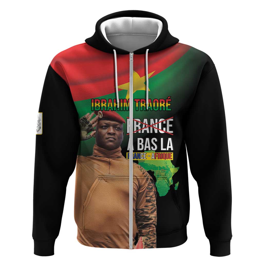 Traore Burkina Faso A Bas La Francafrique Hoodie
