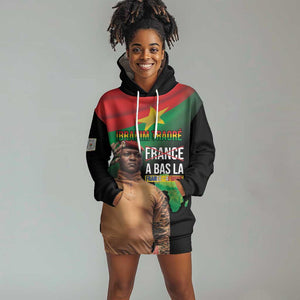 Traore Burkina Faso A Bas La Francafrique Hoodie Dress