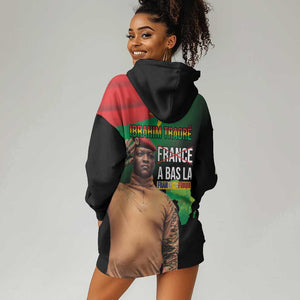 Traore Burkina Faso A Bas La Francafrique Hoodie Dress