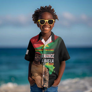 Traore Burkina Faso A Bas La Francafrique Kid Hawaiian Shirt