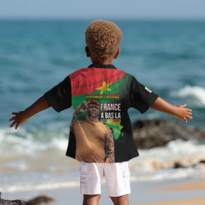 Traore Burkina Faso A Bas La Francafrique Kid Hawaiian Shirt