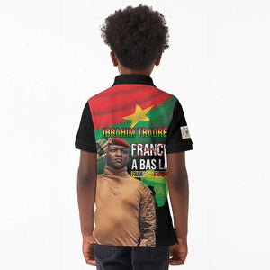 Traore Burkina Faso A Bas La Francafrique Kid Polo Shirt