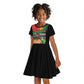 Traore Burkina Faso A Bas La Francafrique Kid Short Sleeve Dress