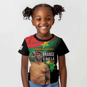 Traore Burkina Faso A Bas La Francafrique Kid T shirt