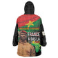 Traore Burkina Faso A Bas La Francafrique Kid Wearable Blanket Hoodie
