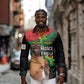 Traore Burkina Faso A Bas La Francafrique Long Sleeve Button Shirt