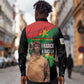 Traore Burkina Faso A Bas La Francafrique Long Sleeve Button Shirt