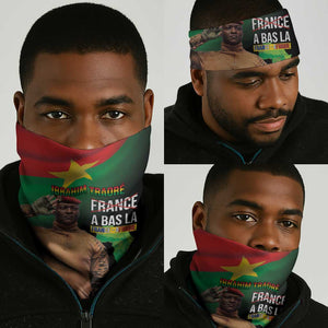 Traore Burkina Faso A Bas La Francafrique Neck Gaiter LT15
