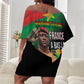 Traore Burkina Faso A Bas La Francafrique Off Shoulder Short Dress
