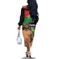 Traore Burkina Faso A Bas La Francafrique Off The Shoulder Long Sleeve Dress