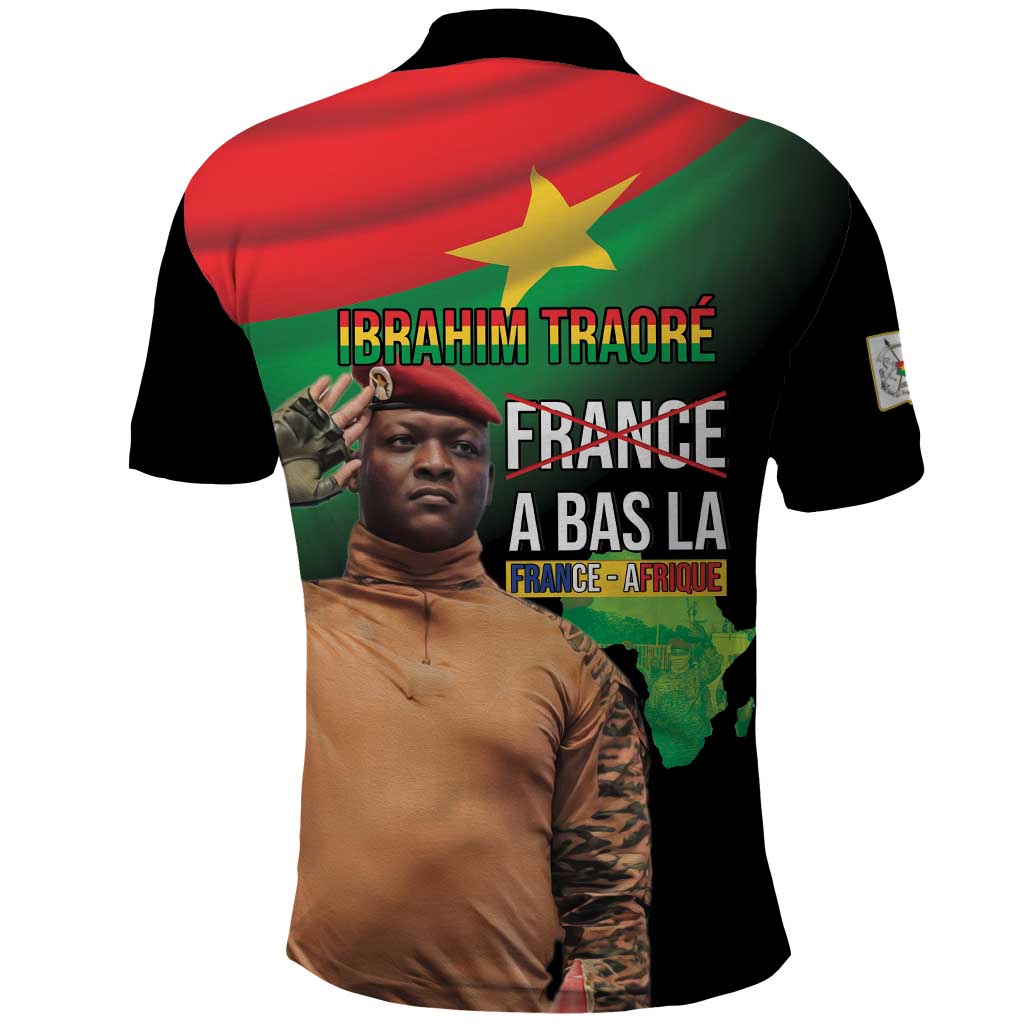 Traore Burkina Faso A Bas La Francafrique Polo Shirt