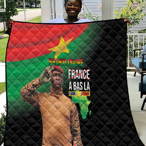 Traore Burkina Faso A Bas La Francafrique Quilt