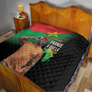 Traore Burkina Faso A Bas La Francafrique Quilt