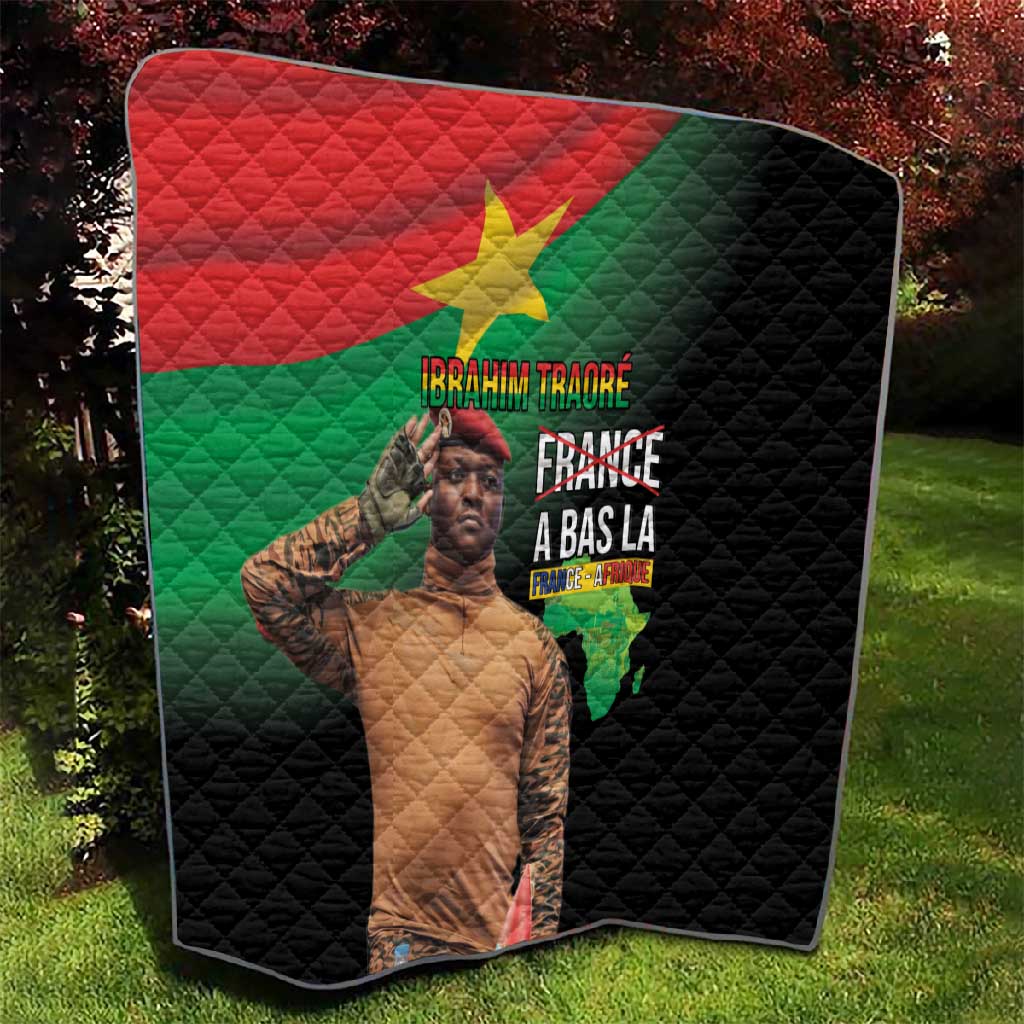 Traore Burkina Faso A Bas La Francafrique Quilt