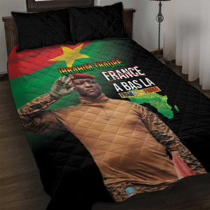 Traore Burkina Faso A Bas La Francafrique Quilt Bed Set