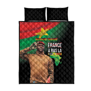 Traore Burkina Faso A Bas La Francafrique Quilt Bed Set