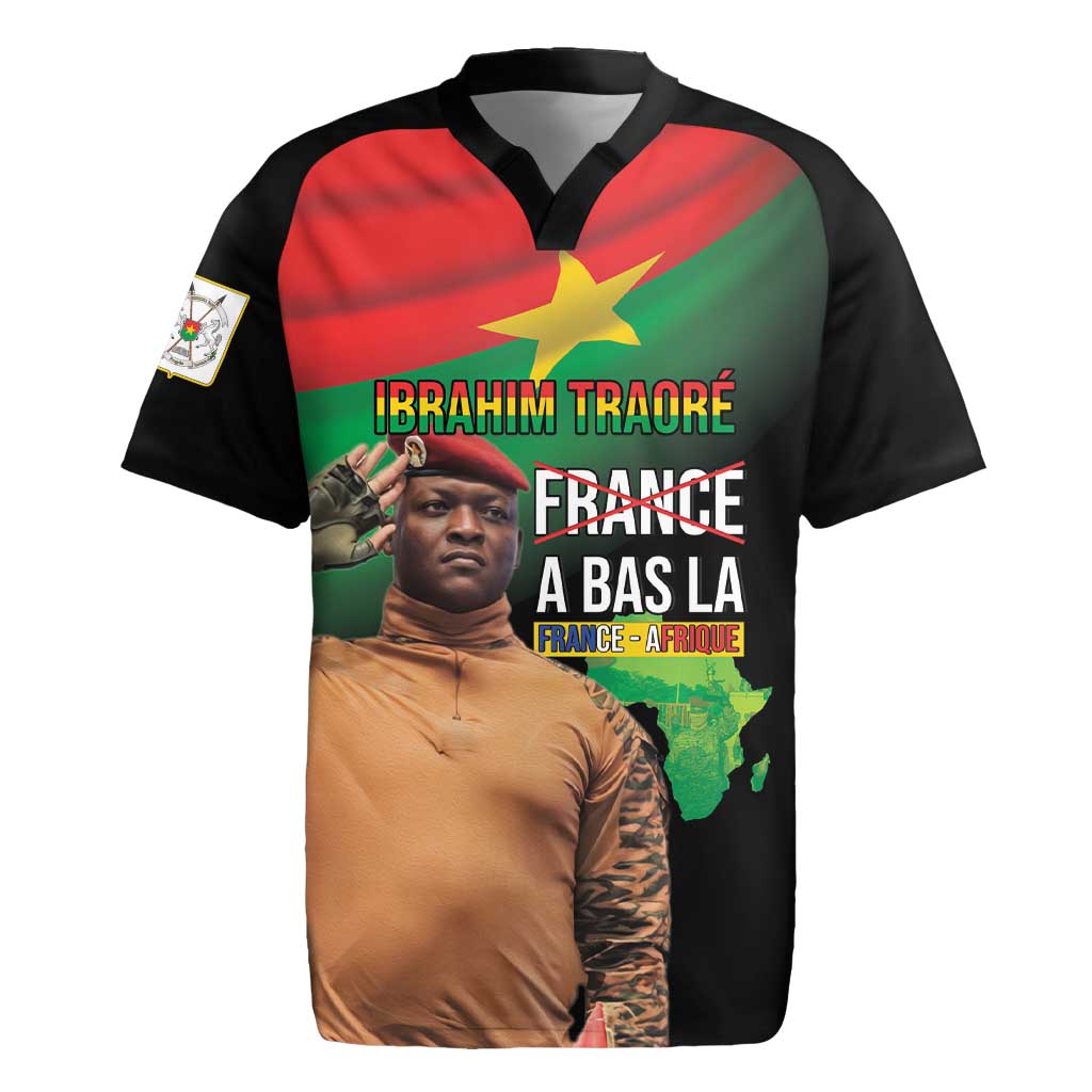 Traore Burkina Faso A Bas La Francafrique Rugby Jersey