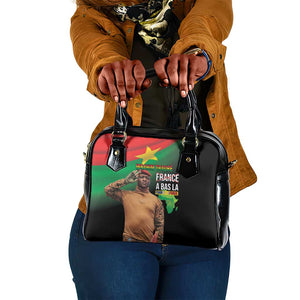 Traore Burkina Faso A Bas La Francafrique Shoulder Handbag