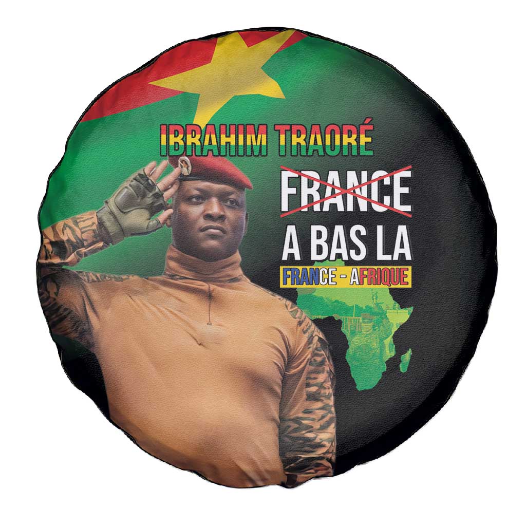 Traore Burkina Faso A Bas La Francafrique Spare Tire Cover