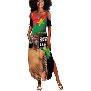 Traore Burkina Faso A Bas La Francafrique Summer Maxi Dress