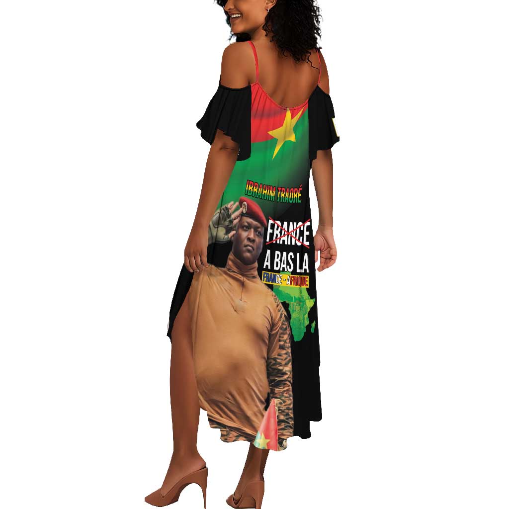 Traore Burkina Faso A Bas La Francafrique Summer Maxi Dress
