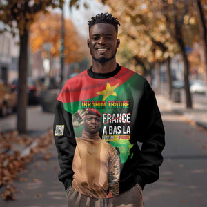 Traore Burkina Faso A Bas La Francafrique Sweatshirt