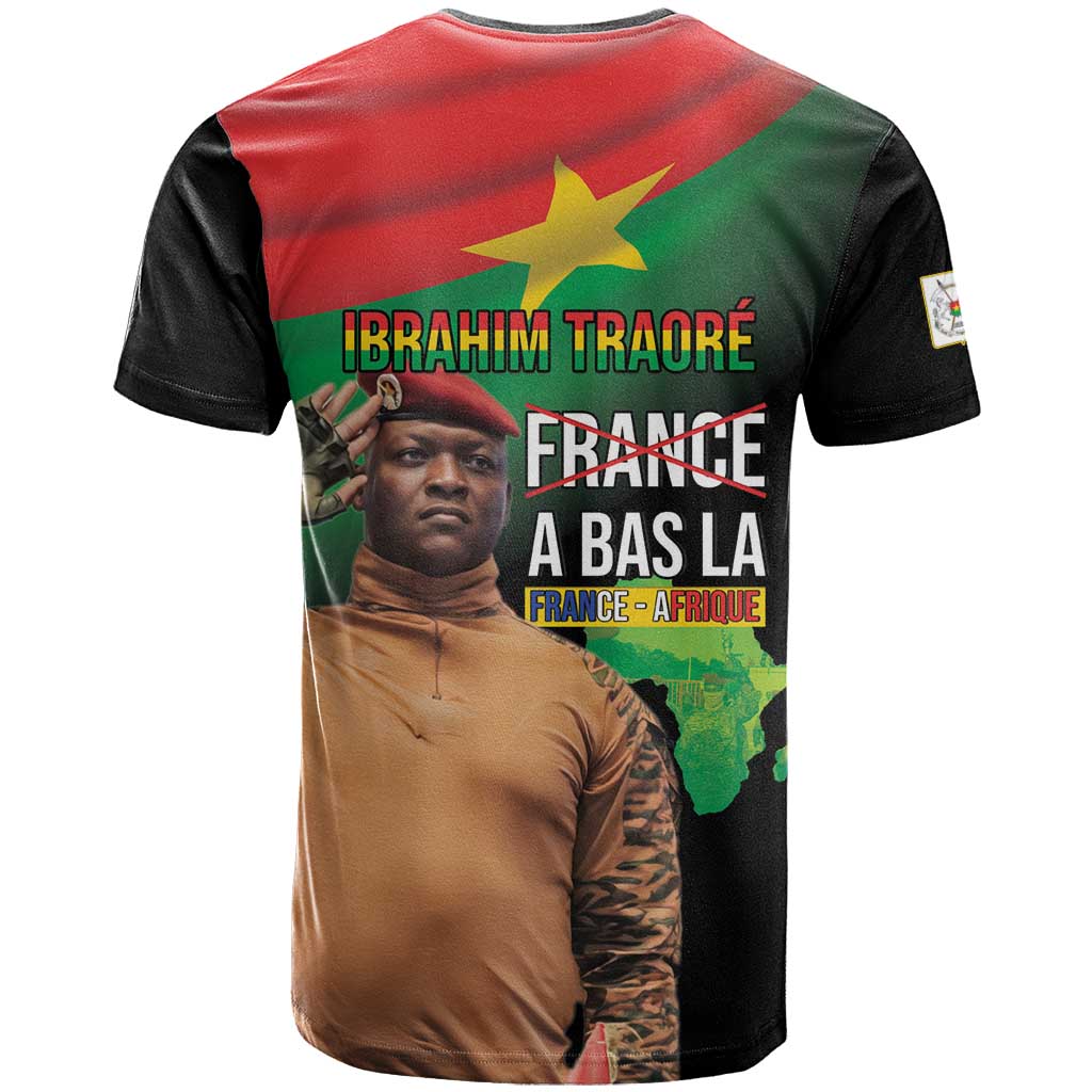 Traore Burkina Faso A Bas La Francafrique T shirt