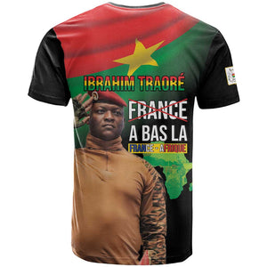 Traore Burkina Faso A Bas La Francafrique T shirt