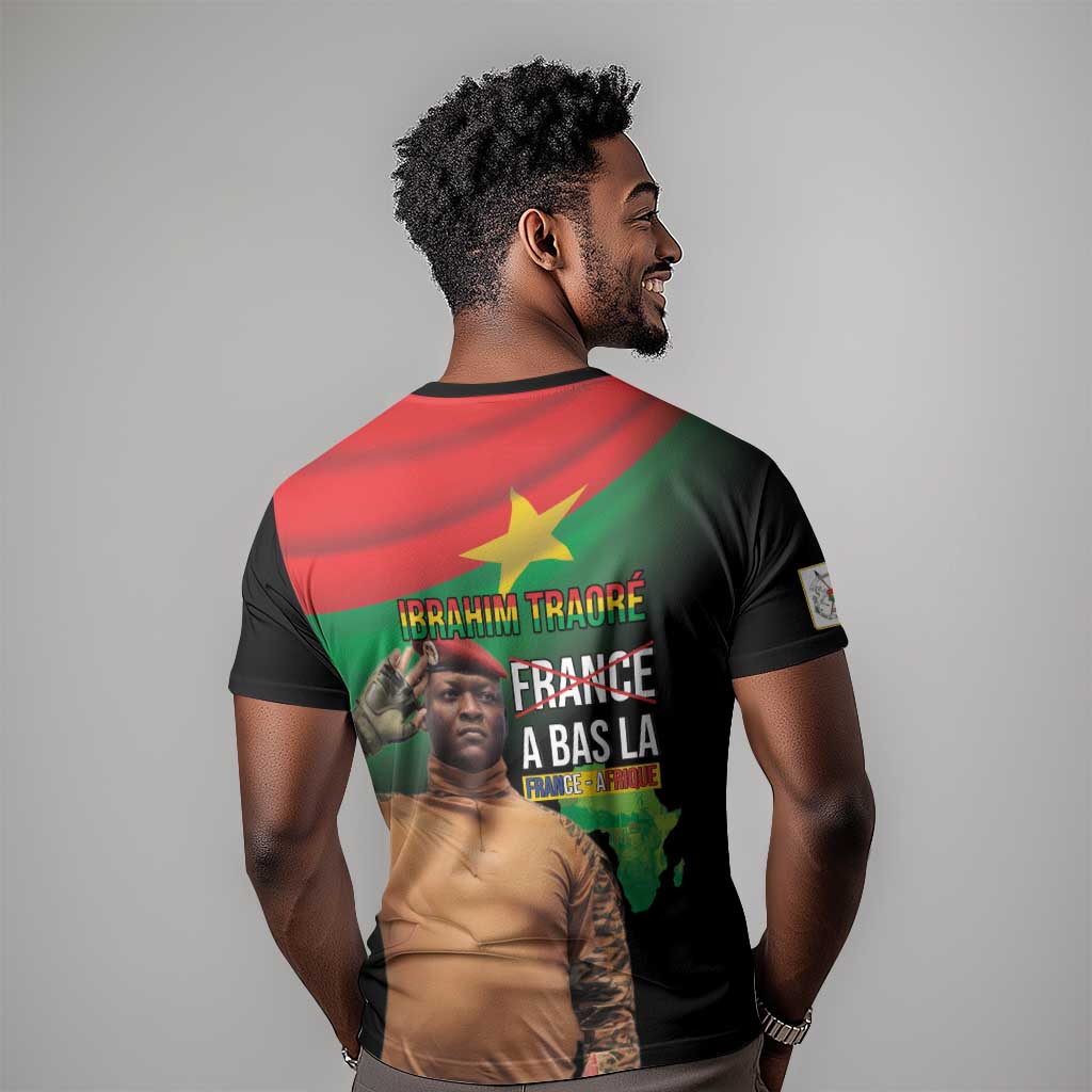Traore Burkina Faso A Bas La Francafrique T shirt
