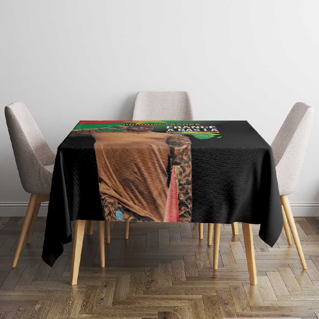 Traore Burkina Faso A Bas La Francafrique Tablecloth