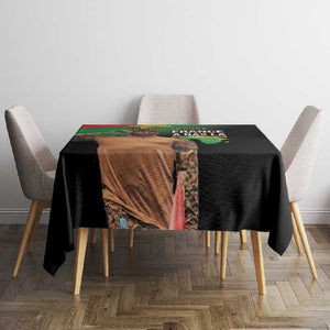 Traore Burkina Faso A Bas La Francafrique Tablecloth
