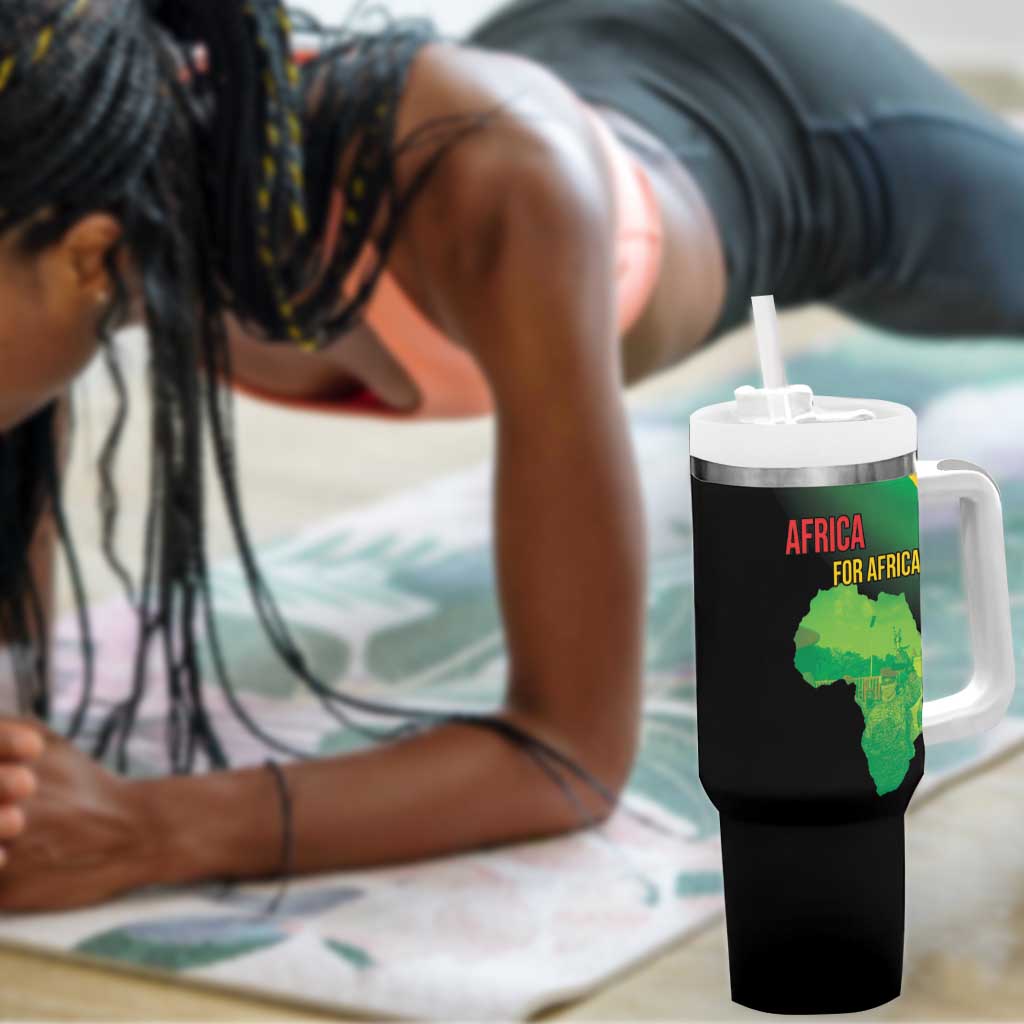 Traore Burkina Faso A Bas La Francafrique Tumbler With Handle