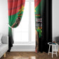 Traore Burkina Faso A Bas La Francafrique Window Curtain