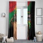Traore Burkina Faso A Bas La Francafrique Window Curtain