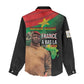 Traore Burkina Faso A Bas La Francafrique Women Casual Shirt