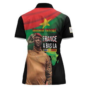 Traore Burkina Faso A Bas La Francafrique Women Polo Shirt
