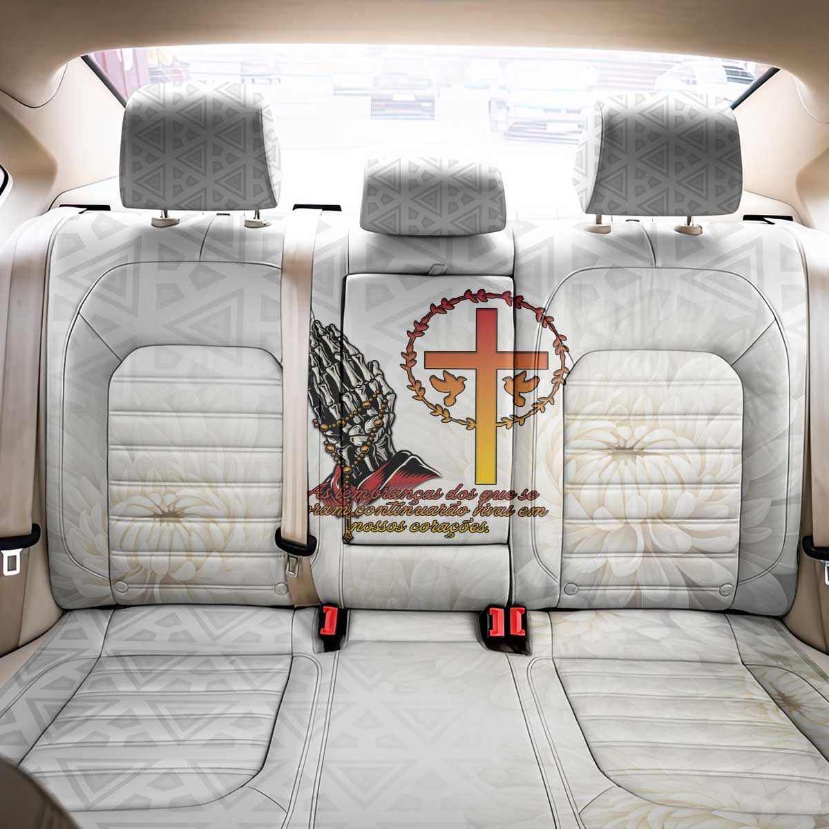 Gone but Never Forgotten Back Car Seat Cover Angola All Souls Day - African Pride