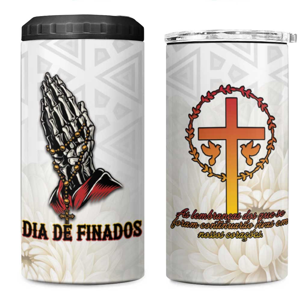 Gone but Never Forgotten 4 in 1 Can Cooler Tumbler Angola All Souls Day - African Pride