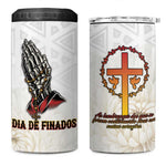 Gone but Never Forgotten 4 in 1 Can Cooler Tumbler Angola All Souls Day - African Pride
