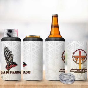 Gone but Never Forgotten 4 in 1 Can Cooler Tumbler Angola All Souls Day - African Pride