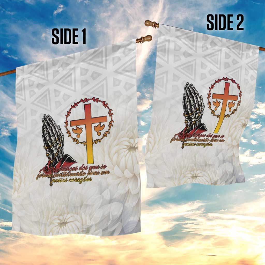 Gone but Never Forgotten Garden Flag Angola All Souls Day - African Pride