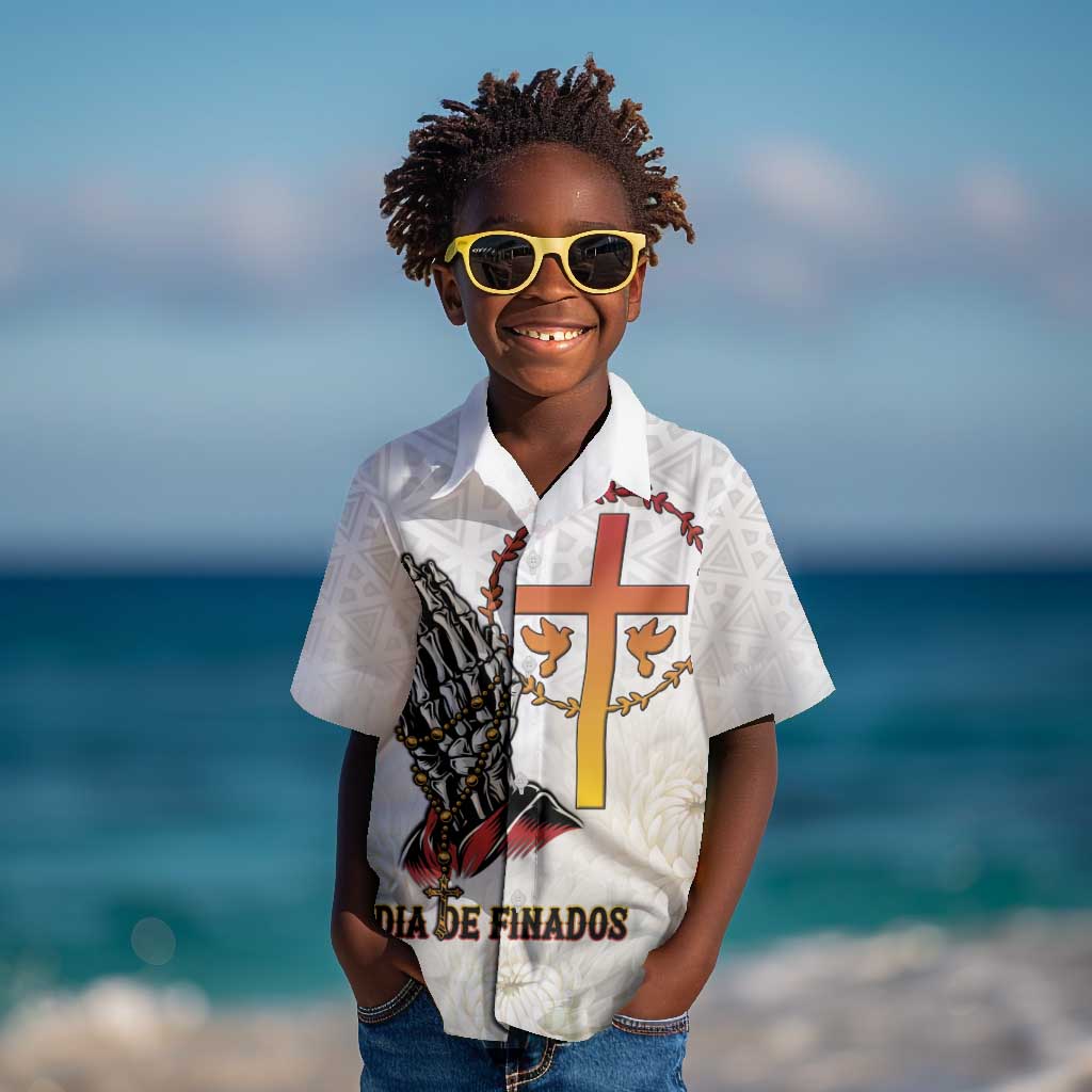 Gone but Never Forgotten Kid Hawaiian Shirt Angola All Souls Day - African Pride