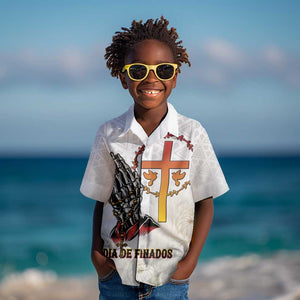 Gone but Never Forgotten Kid Hawaiian Shirt Angola All Souls Day - African Pride